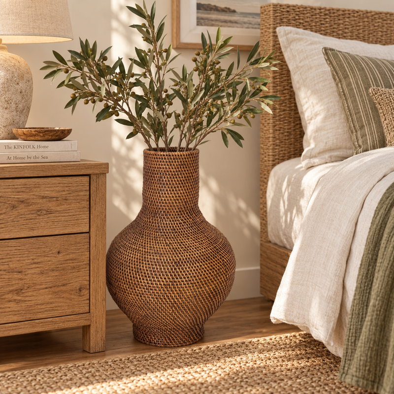 Alma Tall Woven Vase