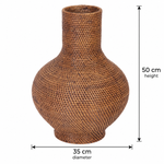 Alma Tall Woven Vase