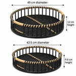 Noa Round Tray Set