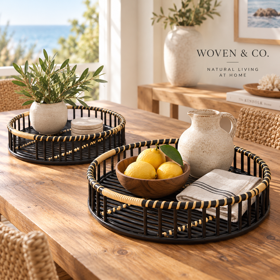 Noa Round Tray Set