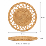 Natural Rattan Placemat