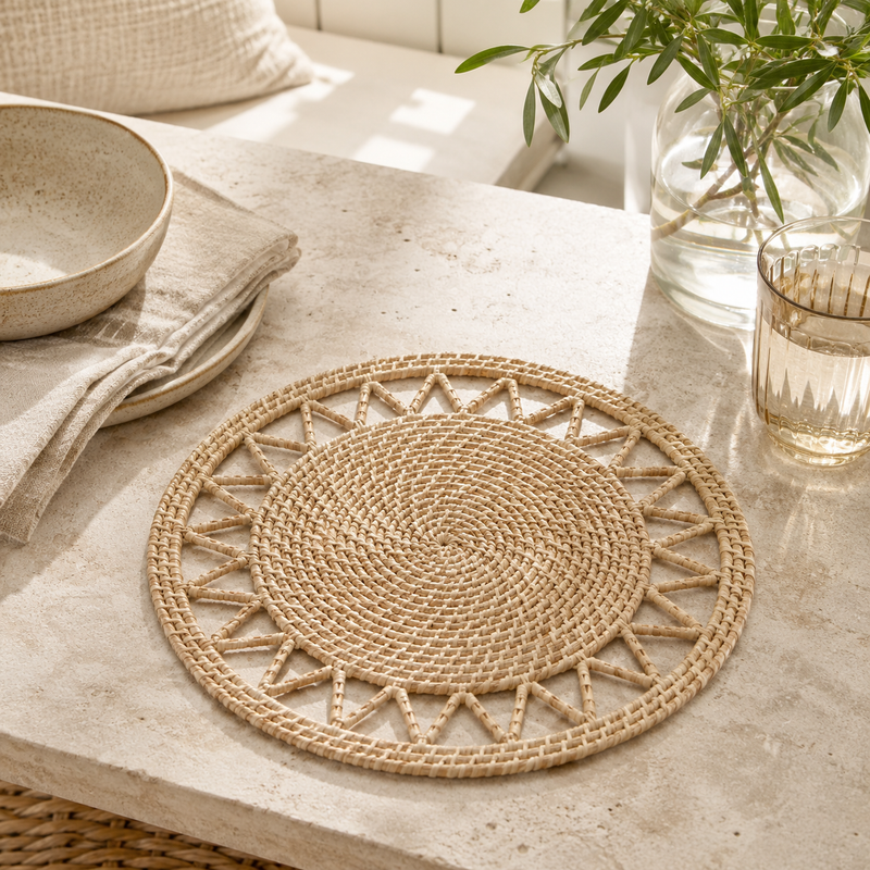 Natural Rattan Placemat